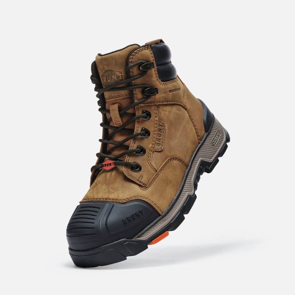 Latest Brunt The Perkins Waterproof (Soft Toe) - Brown