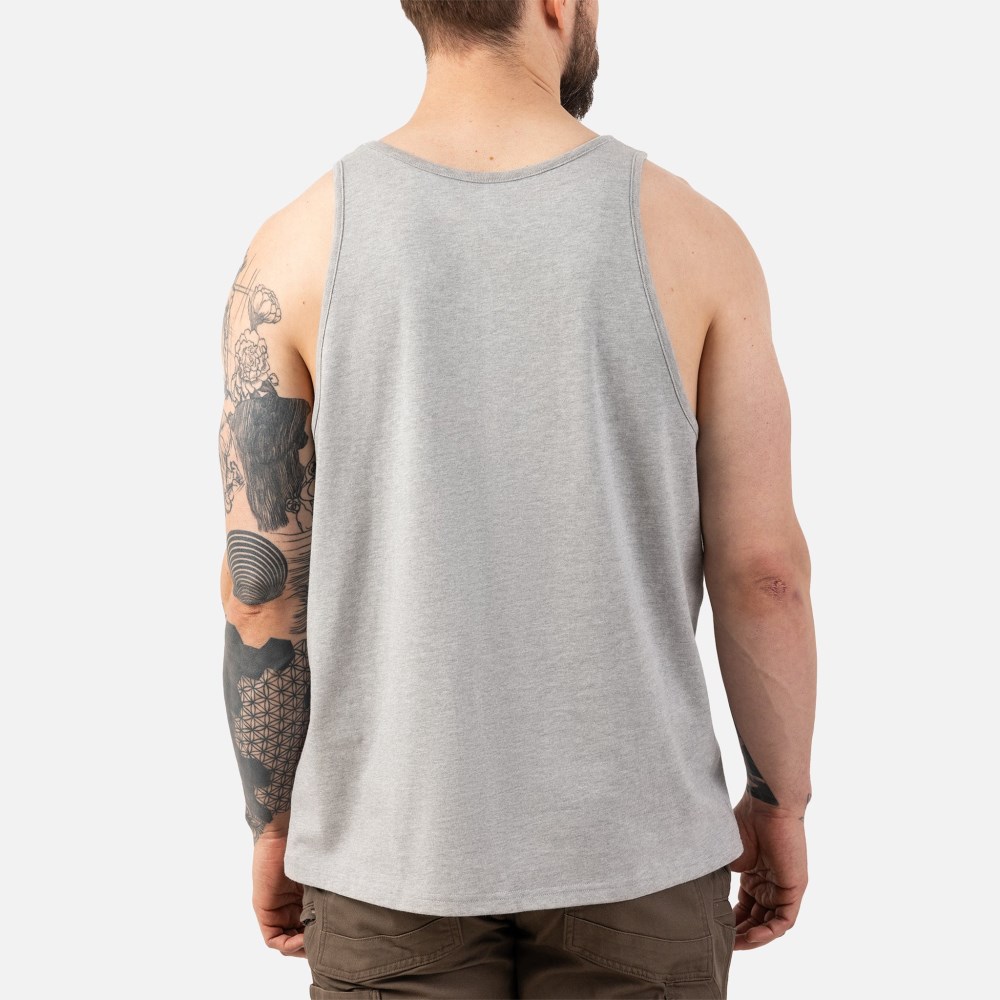 Latest Brunt The Tank Top - Light Grey Heather