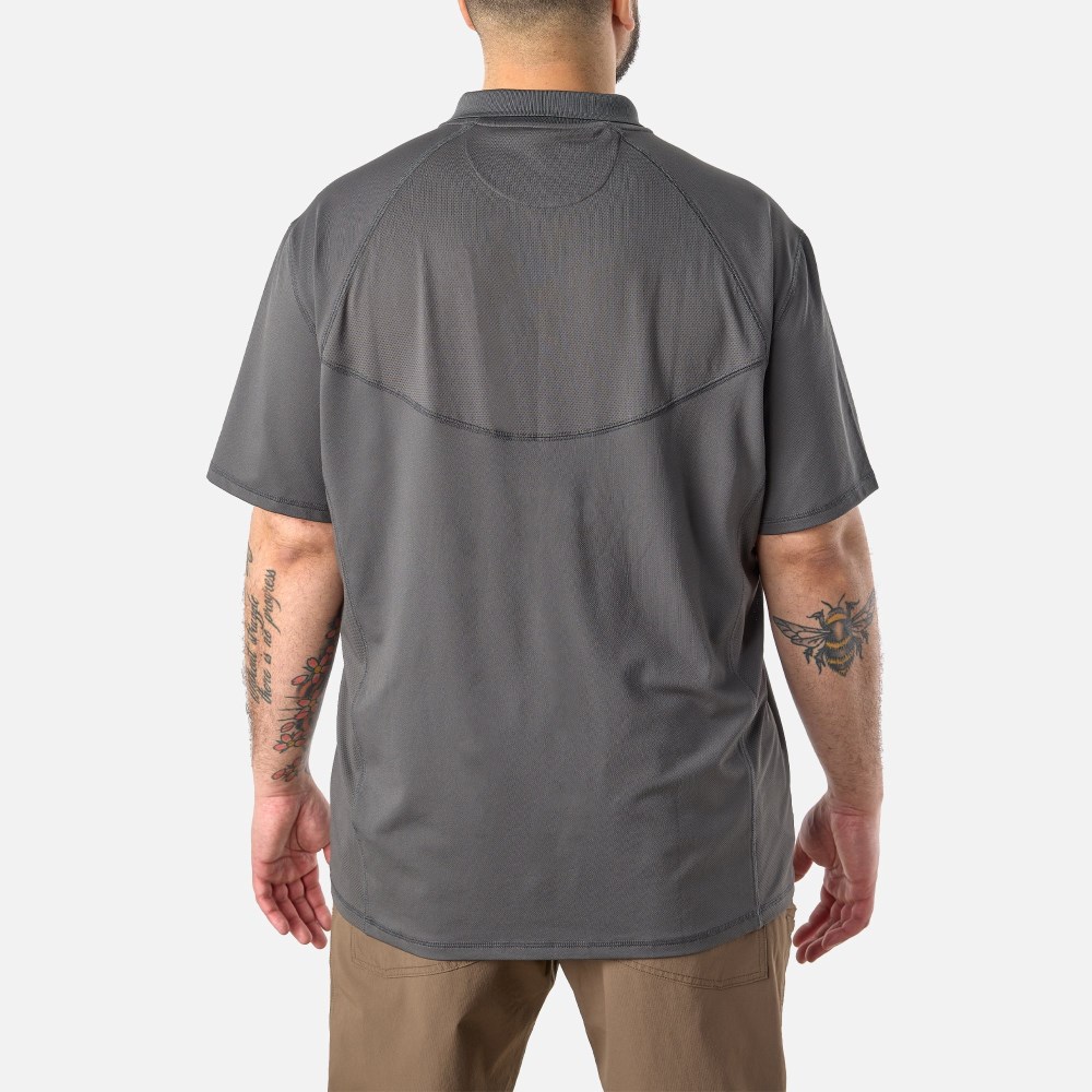 Latest Brunt The Ventilated Tech Polo - Carbon