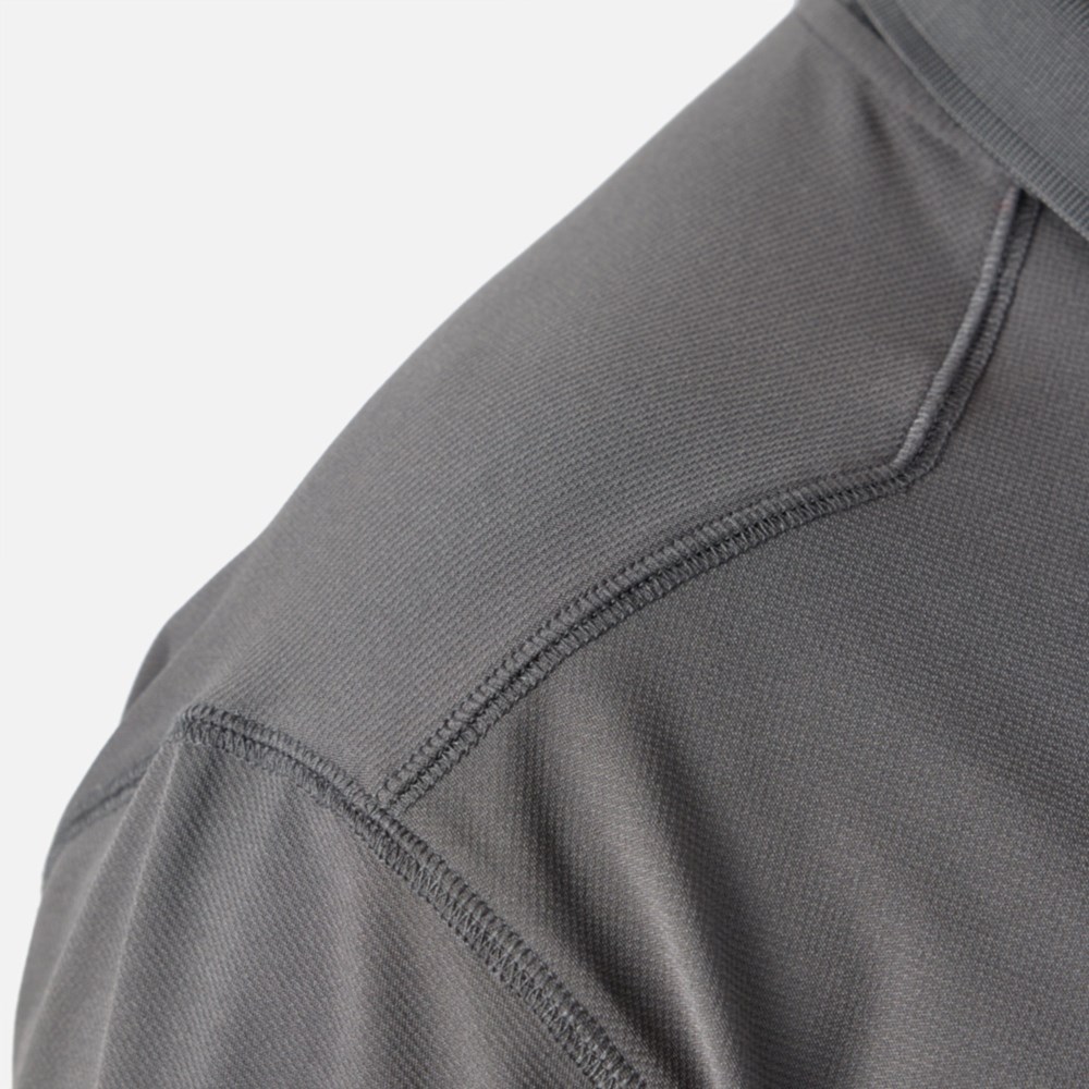 Latest Brunt The Ventilated Tech Polo - Carbon