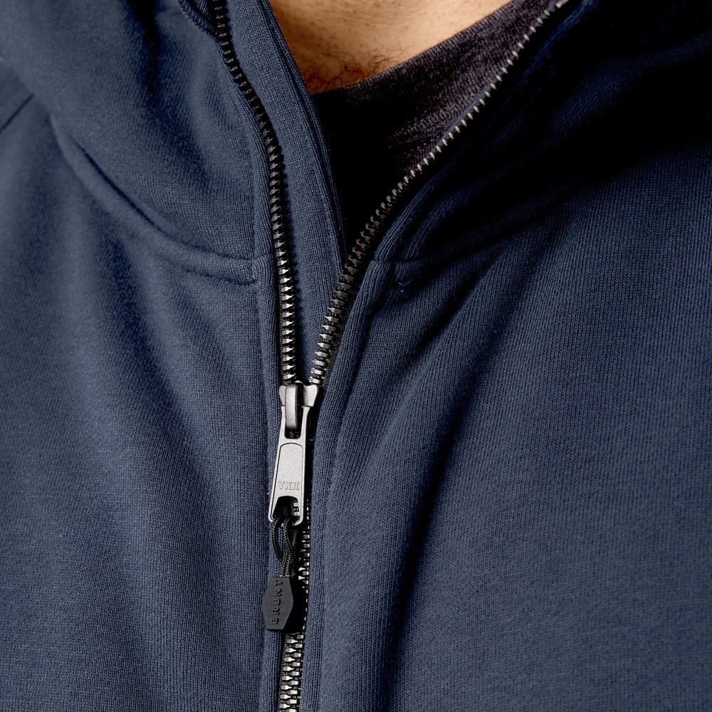 Latest Brunt The Shevlin Full-Zip Hoodie - Navy Blue