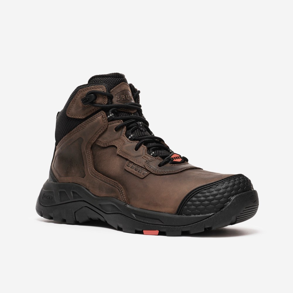 Latest Brunt The Hawthorne Toe Waterproof (Comp Toe) - Brown