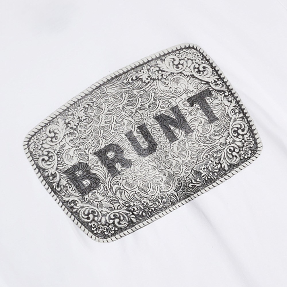 Latest Brunt The Belt Buckle Tee - White