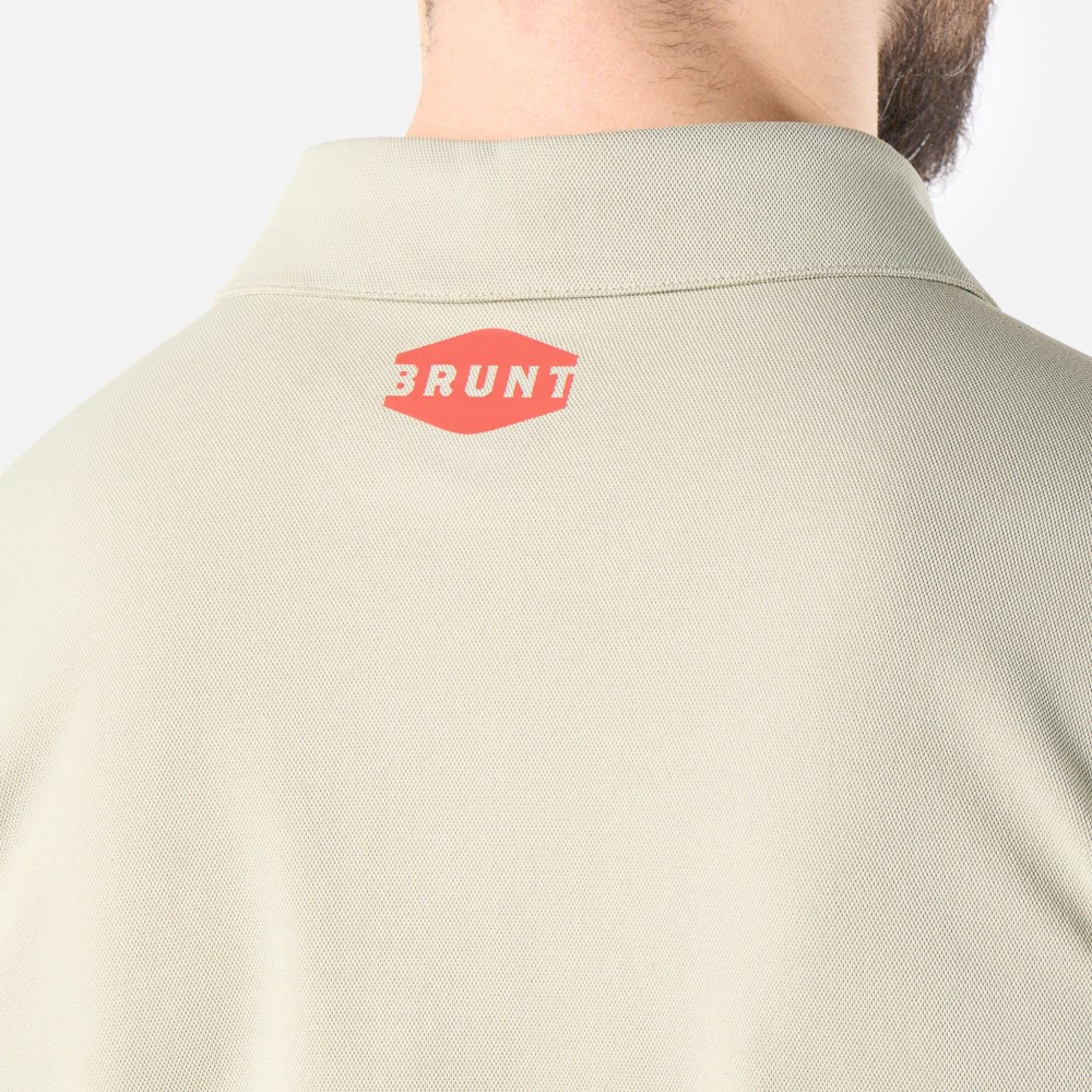 Latest Brunt The Stretch Polo - Khaki