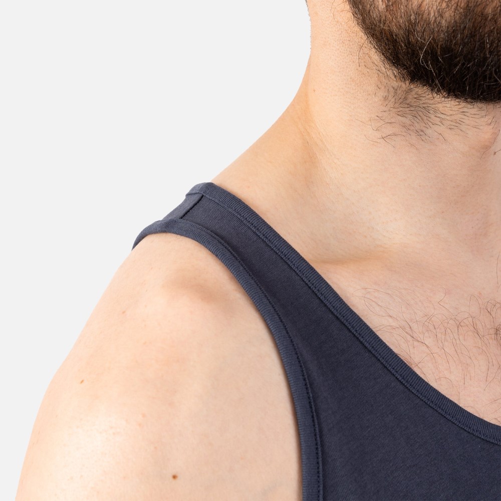 Latest Brunt The Tank Top - Navy Blue