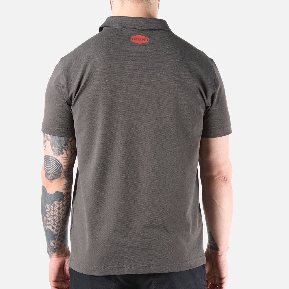 Latest Brunt The Stretch Polo - Carbon