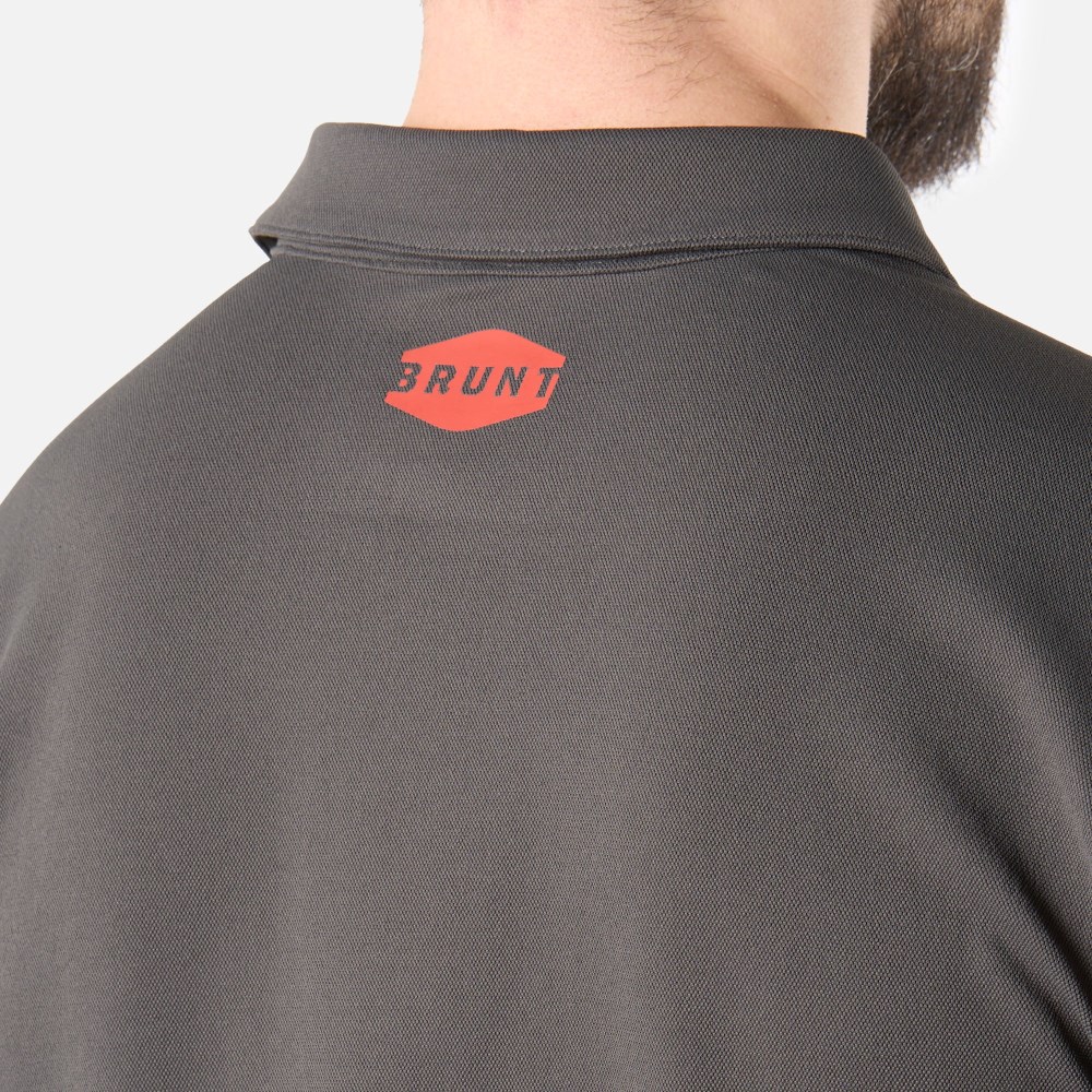 Latest Brunt The Stretch Polo - Carbon
