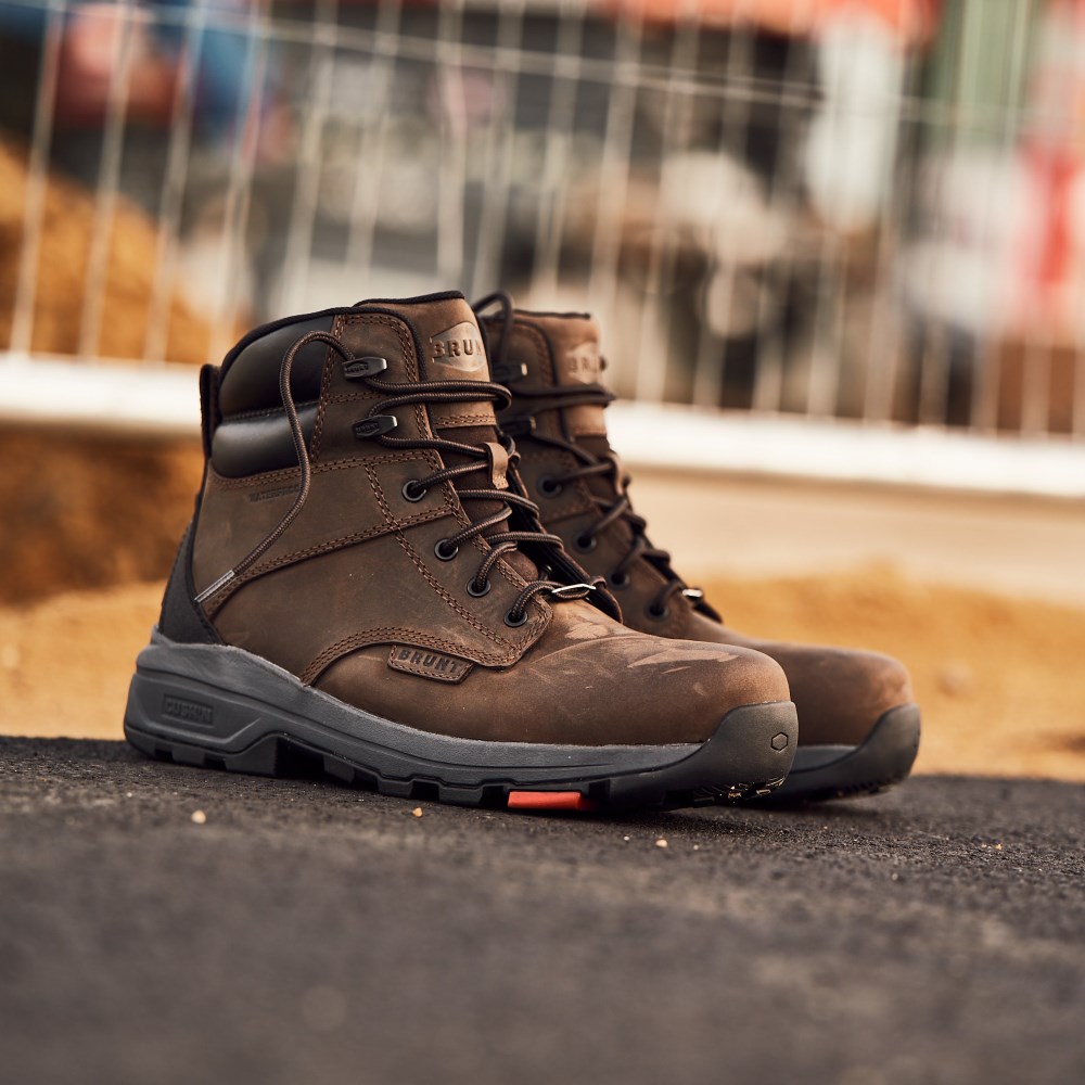 Latest Brunt The Kasparian Waterproof (Comp Toe) - Dark Brown