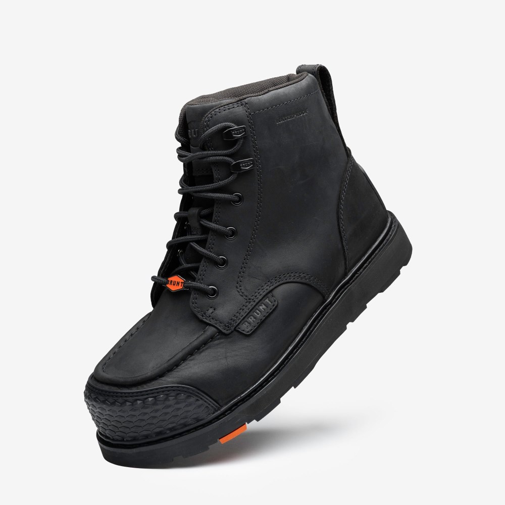 Latest Brunt The All-Black Marin Toe Waterproof (Comp Toe) - All-Black