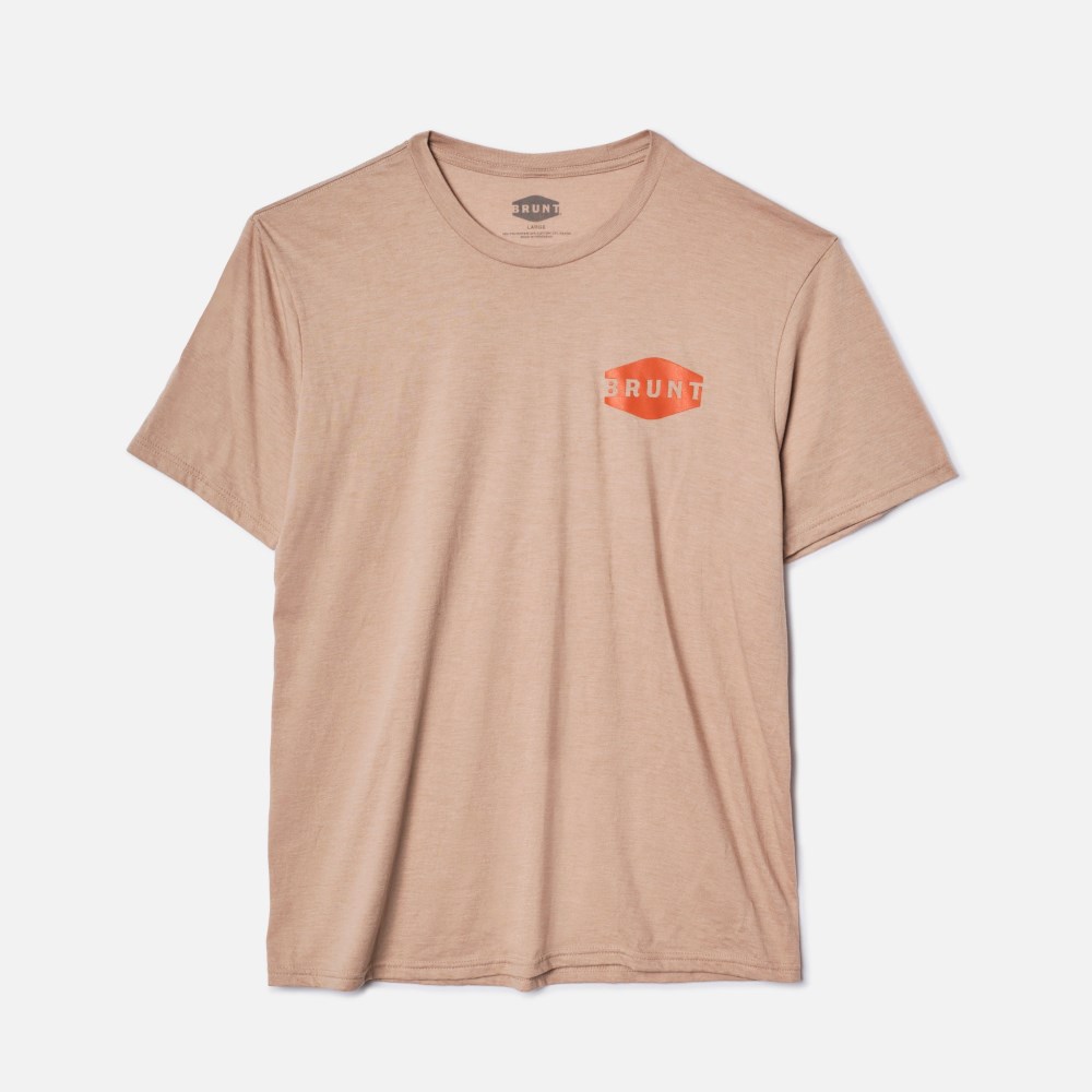 Latest Brunt The Couple Twotree Tee - Desert Tan
