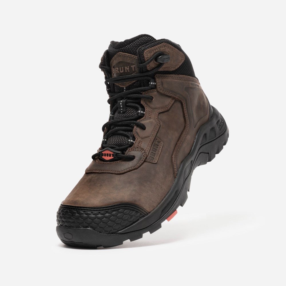 Latest Brunt The Hawthorne Toe Waterproof (Soft Toe) - Brown