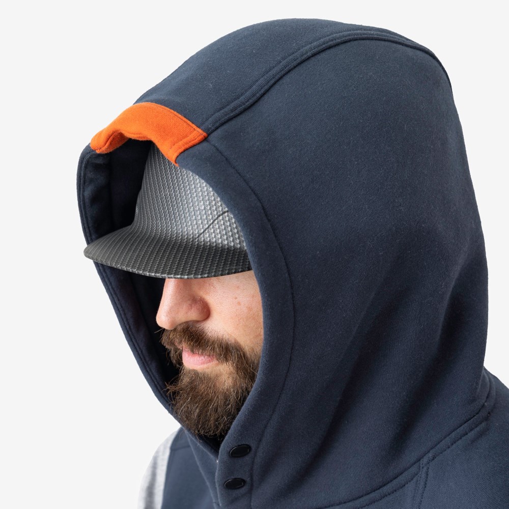 Latest Brunt The Shevlin Sleeveless Hoodie - Navy Blue