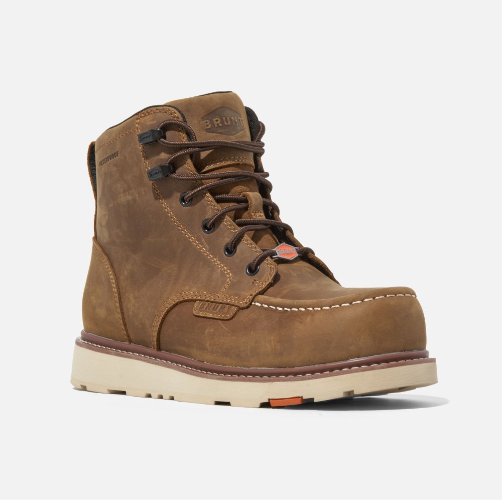 Latest Brunt The Marin Waterproof (Soft Toe) - Brown