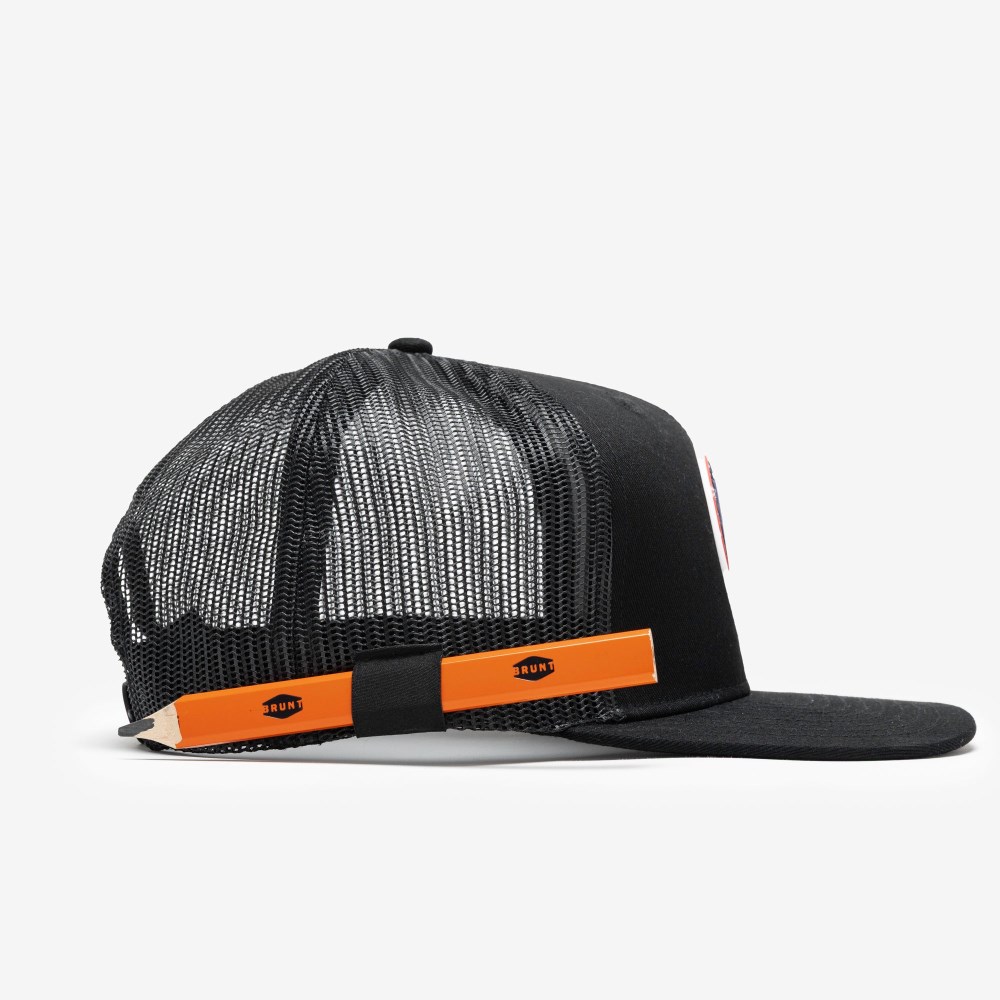 Latest Brunt The USA 250 Flat Brim Snapback - Black