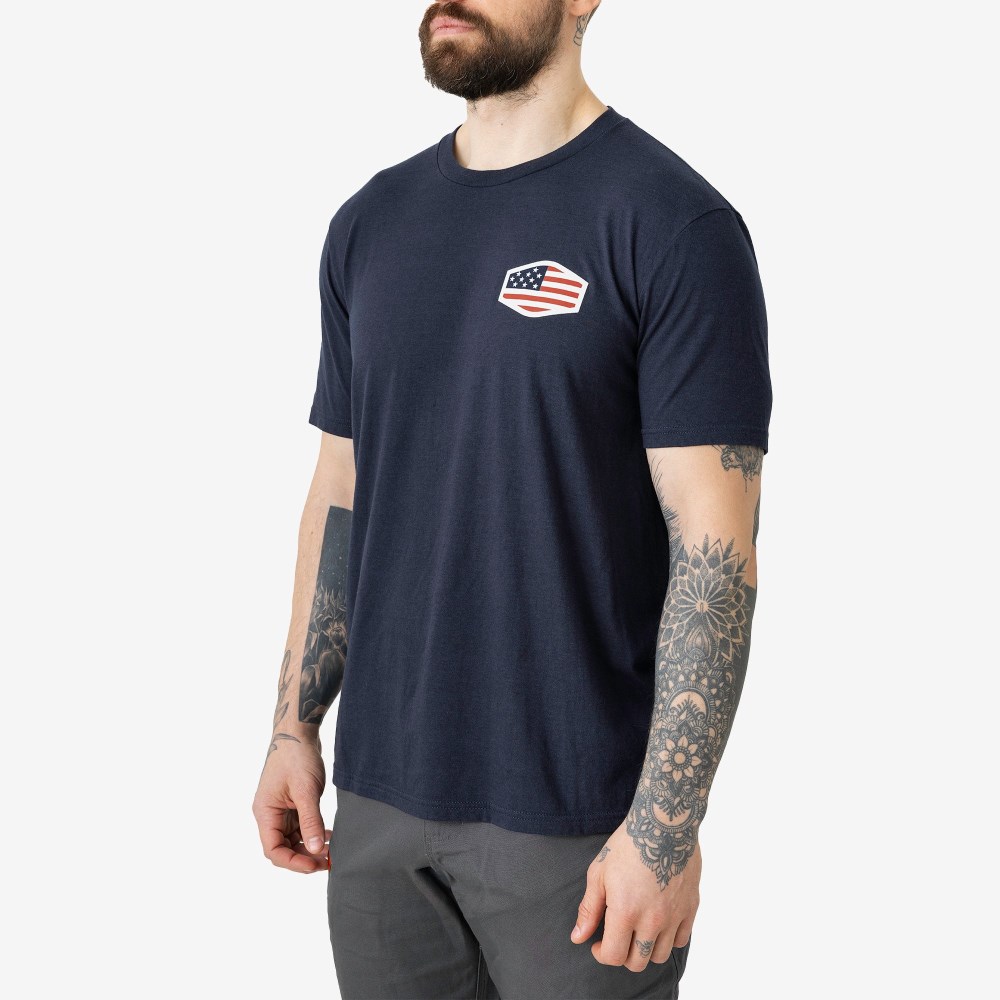 Latest Brunt The USA 250 Tee - Dark Navy