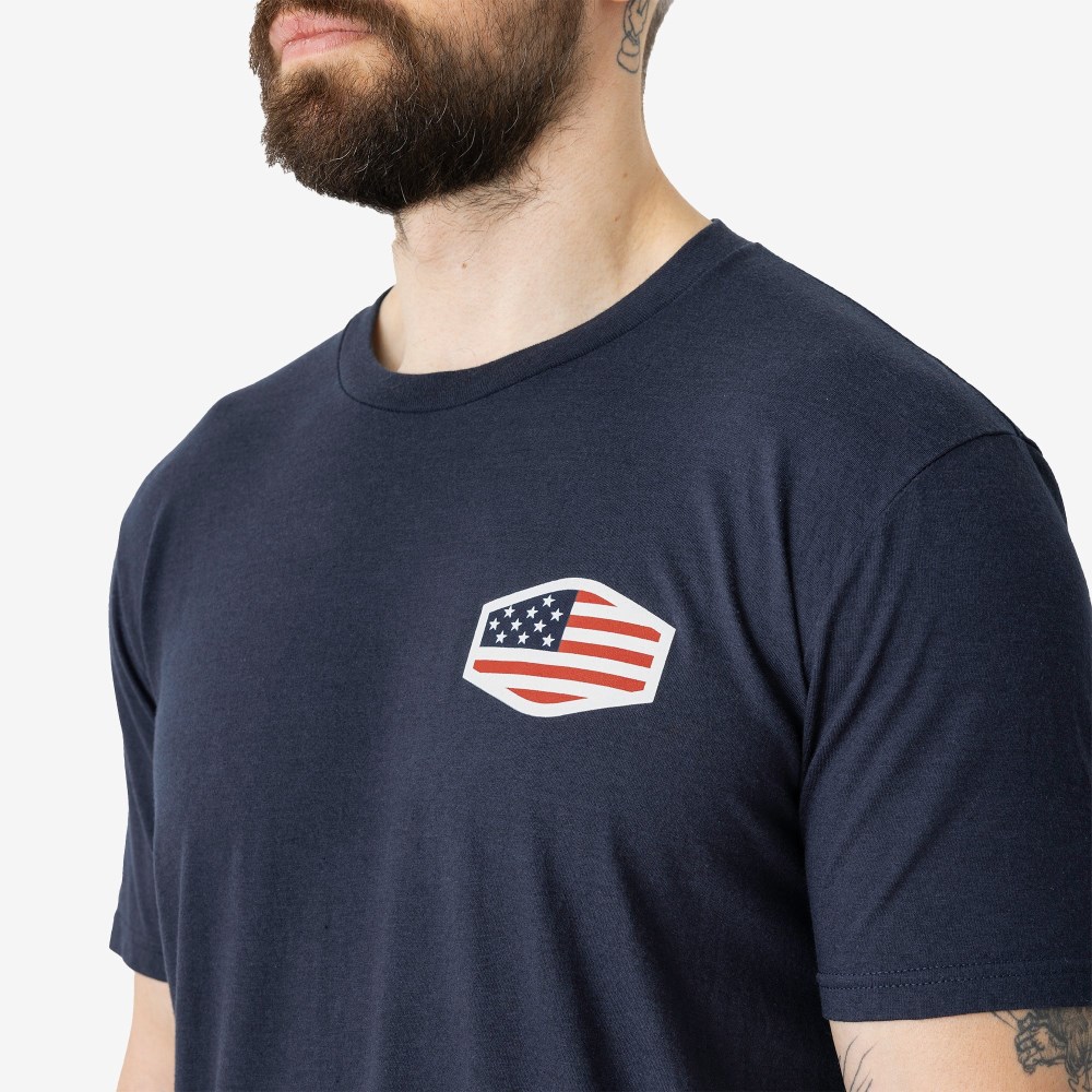 Latest Brunt The USA 250 Tee - Dark Navy
