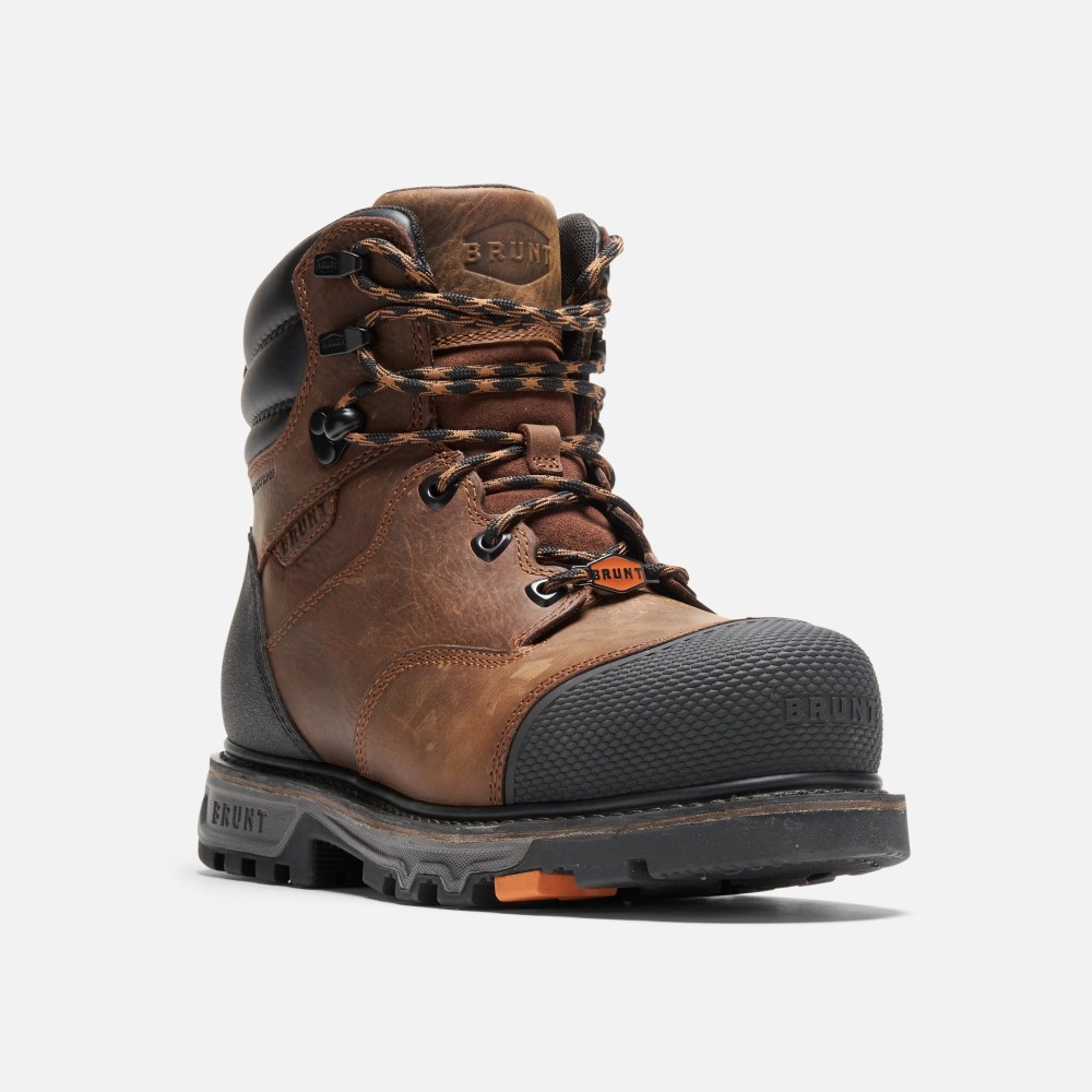 Latest Brunt The Mulder Welted Waterproof (Comp Toe) - Brown