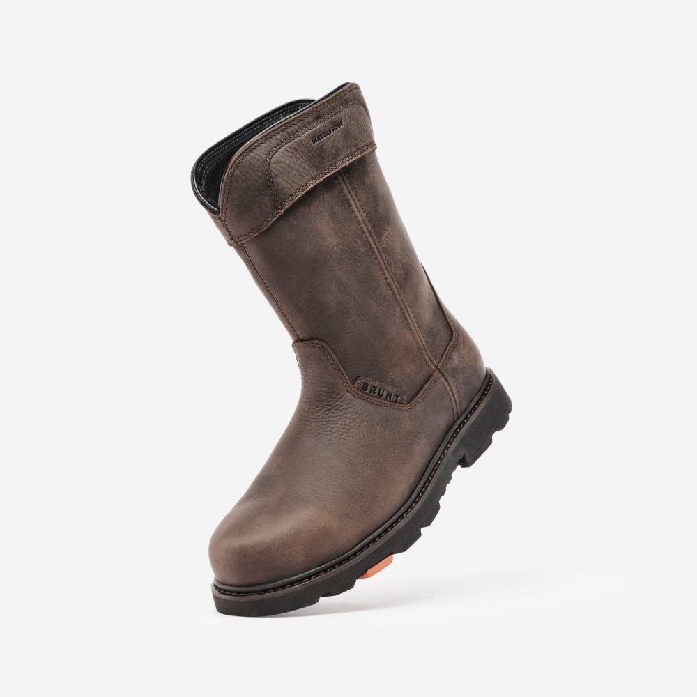 Latest Brunt The Ruault Waterproof (Comp Toe) - Dark Brown