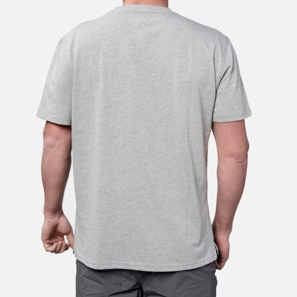 Latest Brunt The Martin Pocket Tee - Light Grey Heather
