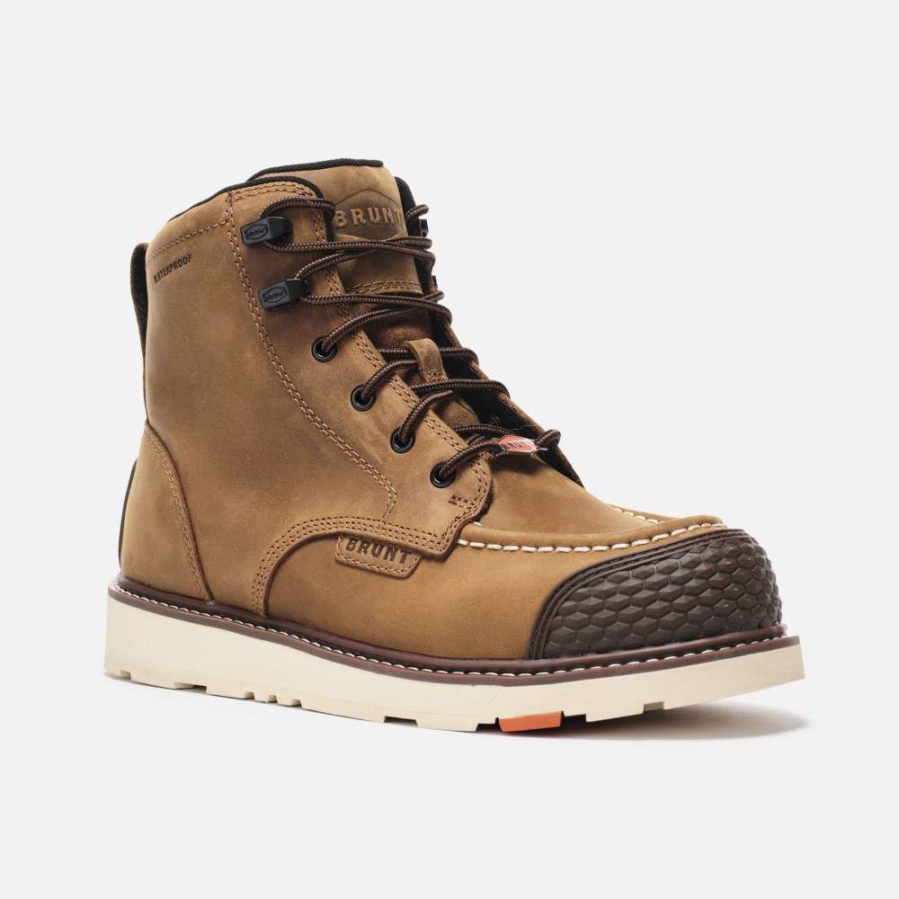 Latest Brunt The Marin Toe Waterproof (Soft Toe) - Brown