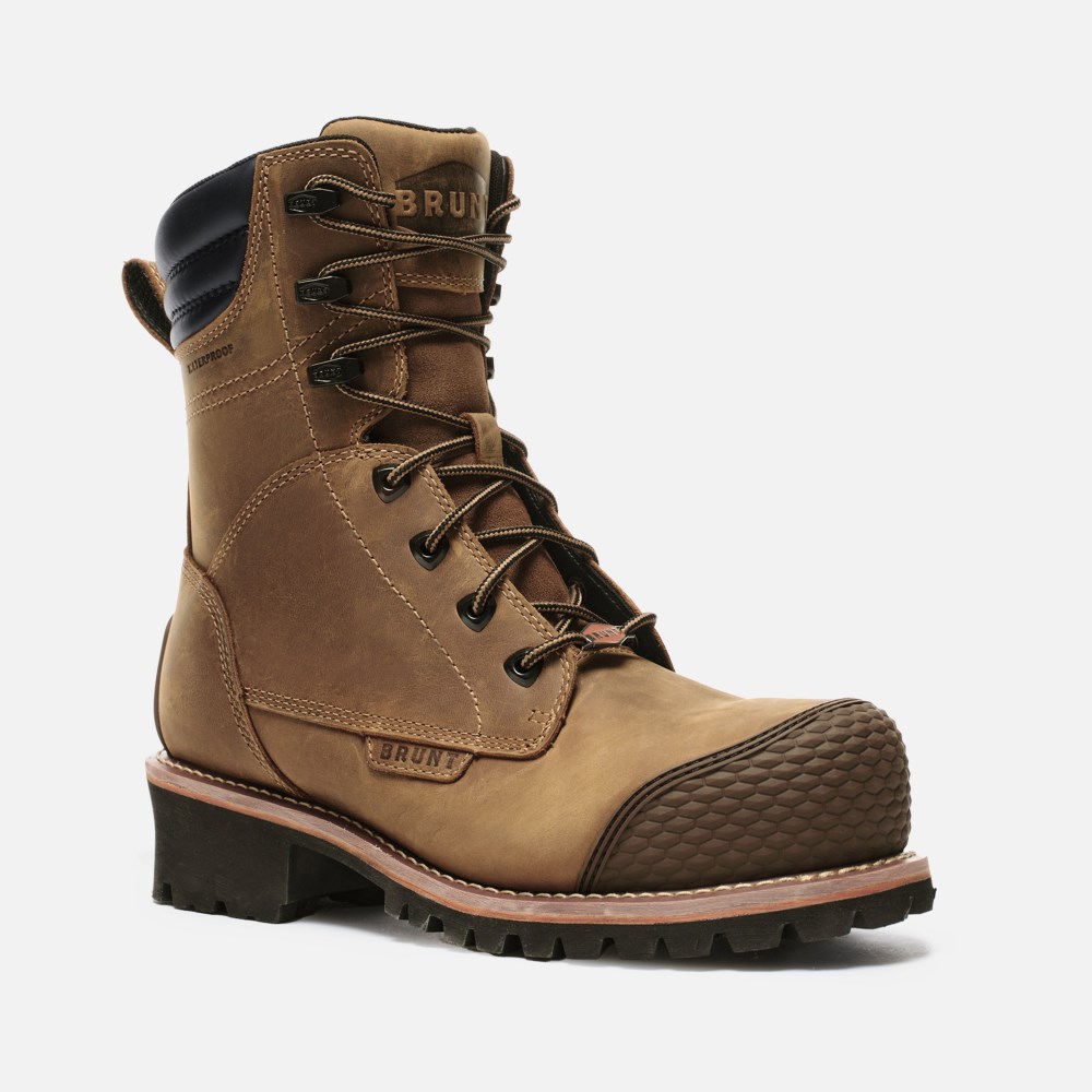 Latest Brunt The DiStasio Welted Toe Waterproof (Comp Toe) - Brown