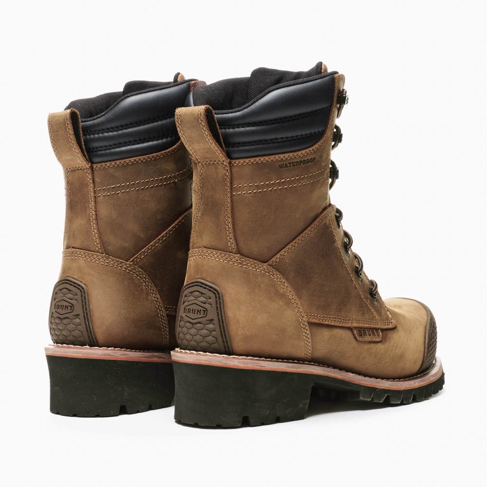 Latest Brunt The DiStasio Welted Toe Waterproof (Comp Toe) - Brown
