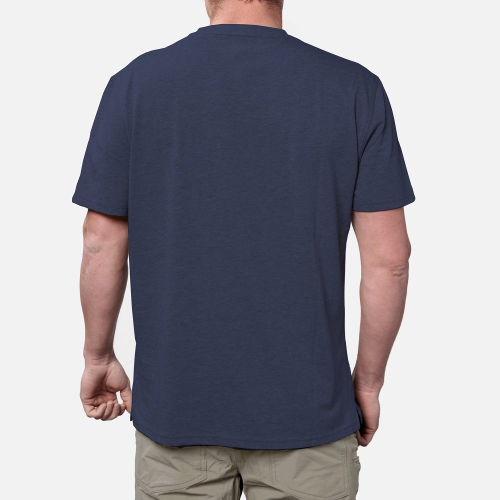Latest Brunt The Martin Pocket Tee - Navy Blue