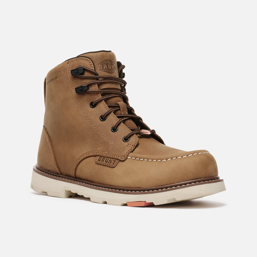 Latest Brunt The Marin 90 degree Heel Waterproof (Soft Toe) - Brown
