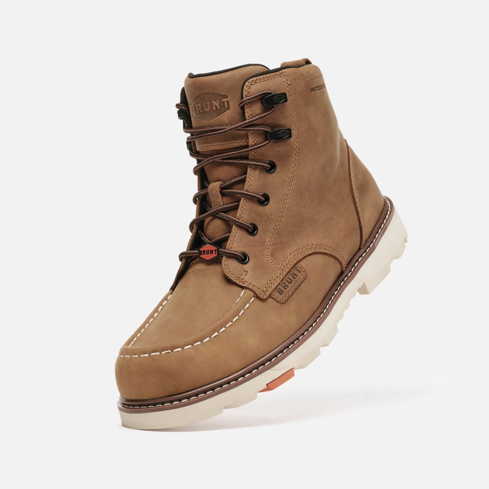 Latest Brunt The Marin 90 degree Heel Waterproof (Soft Toe) - Brown