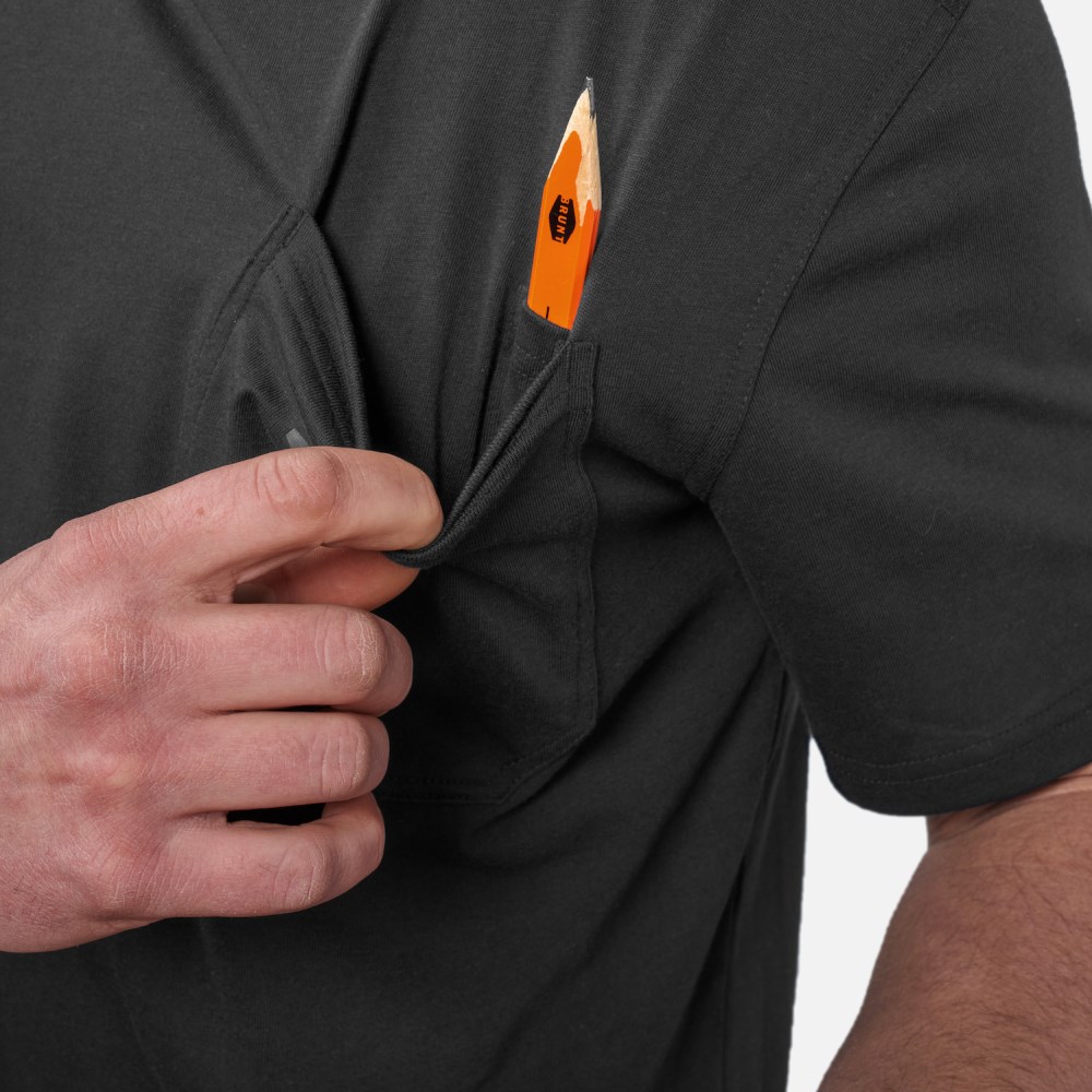 Latest Brunt The Martin Pocket Tee - Black