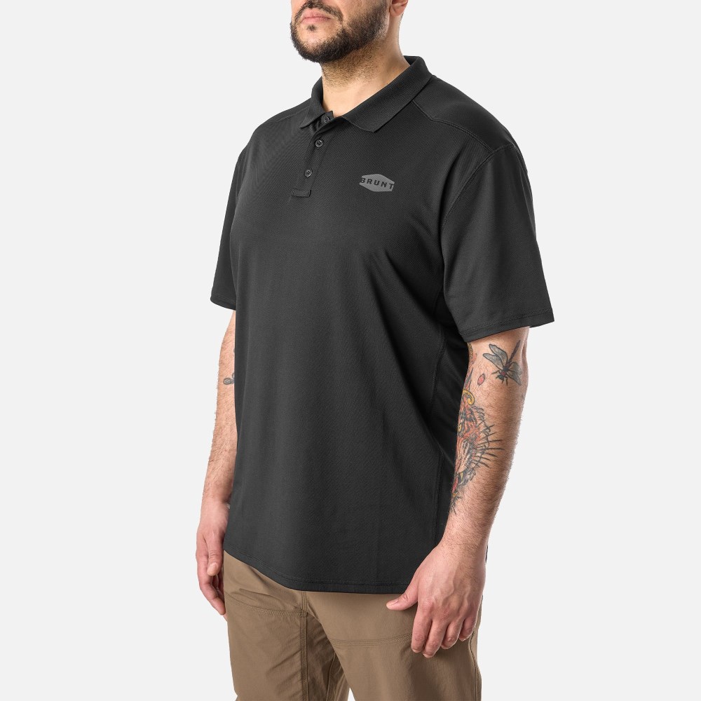 Latest Brunt The Ventilated Tech Polo - Black