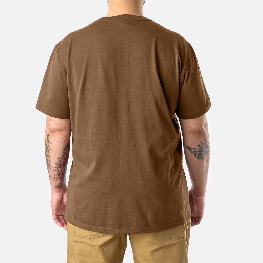 Latest Brunt The Martin Pocket Tee - Mud Brown
