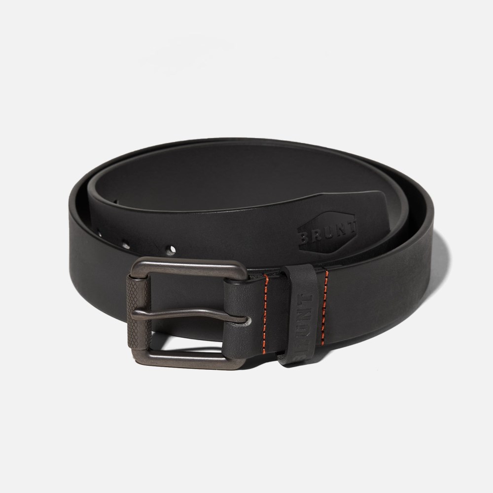 Latest Brunt Leather Belt - Black