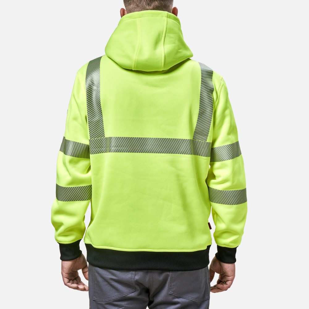 Latest Brunt The Shevlin ANSI Hoodie - Hi-Vis Yellow