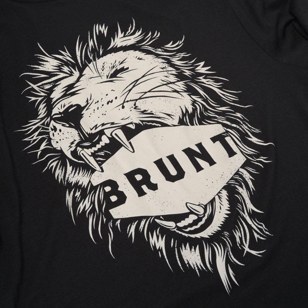 Latest Brunt The Lion Tee - Black